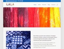 Tablet Screenshot of lalaandreotti.com.br